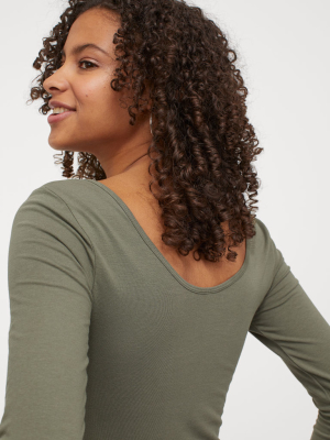 Cotton Jersey Top