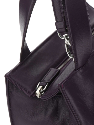 Prada Triangle Pouch Tote Bag