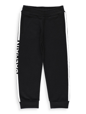 Balmain Kids Logo Side Stripe Track Pants