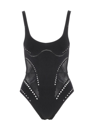 Stella Mccartney Perforated Detail Bodysuit