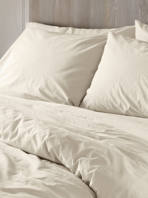 Percale Sheet Set - Undyed