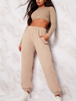 Taupe Sweat Pant Joggers