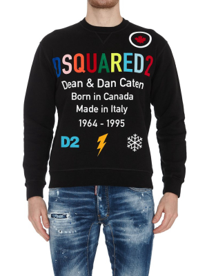 Dsquared2 Logo Print Crewneck Sweatshirt