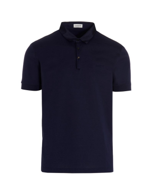 Lanvin Logo Embroidered Polo Shirt