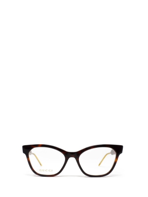 Gucci Eyewear Oval Frame Glasses