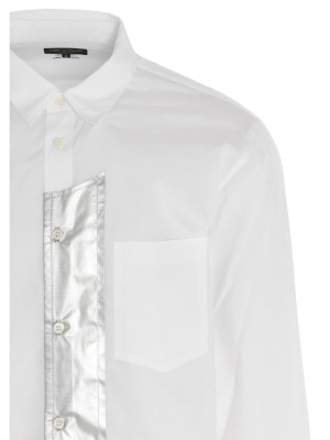 Comme Des Garçons Homme Plus Metallic Strip Detail Shirt