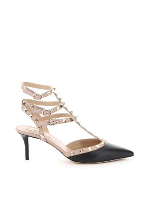 Valentino Garavani Rockstud Strapped Pumps