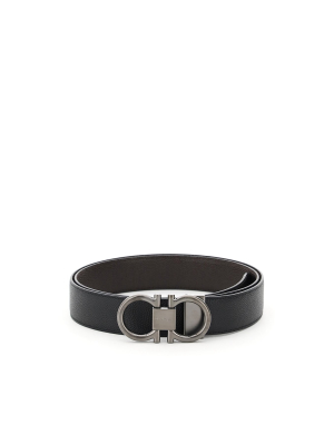 Salvatore Ferragamo Gancini Reversible Belt