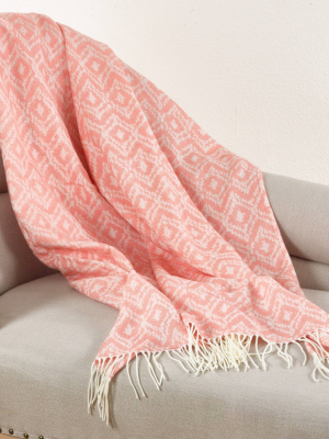 50"x60" Sevan Design Throw Blankets Pink - Saro Lifestyle