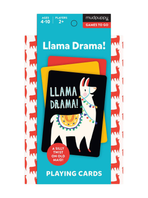 Llama Drama (lucky Llama) Playing Cards To Go