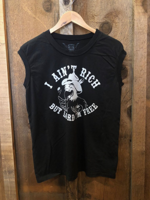 I Ain't Rich Tour Muscle Blk/white