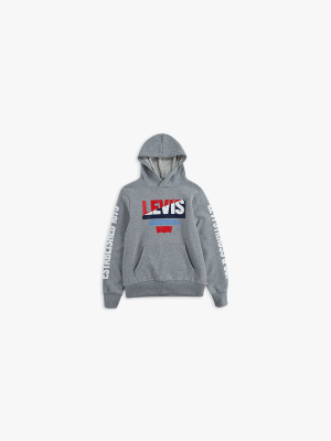 Big Boys S-xl Moto Split Pullover Hoodie