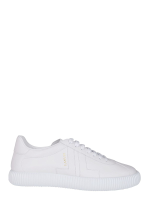 Lanvin Logo Print Lace-up Sneakers