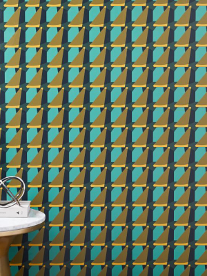 Mid-century Geo Wallpaper