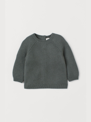 Textured-knit Wool Sweater