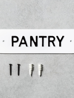 'pantry' Wall Sign White/black - Hearth & Hand™ With Magnolia