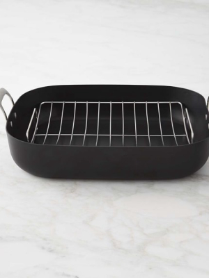 Williams Sonoma Professional Stainless-steel Nonstick Roasting Pan With Rack