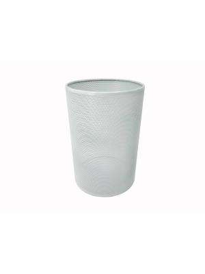 Carson Wastebasket White - Popular Bath