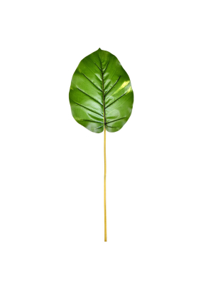 Vickerman 35" Artificial Green Pothos Leaf.