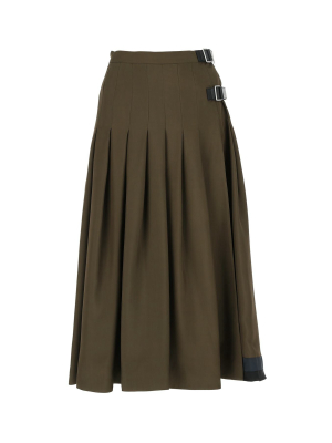 Jil Sander A-line Midi Skirt