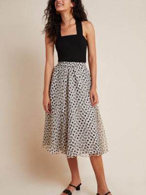 Kimmi A-line Midi Skirt