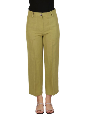 Etro High Rise Cropped Pants