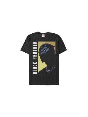 Men's Marvel Black Panther Fierce Expression T-shirt