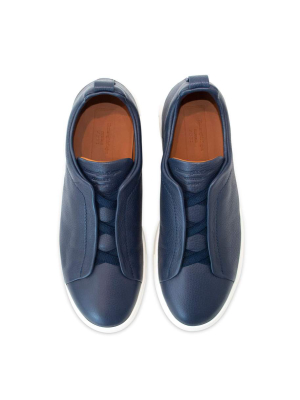 Zegna Low Top Triple Stitch Sneaker