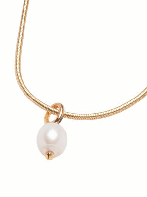 Liege Pearl Necklace, Gold