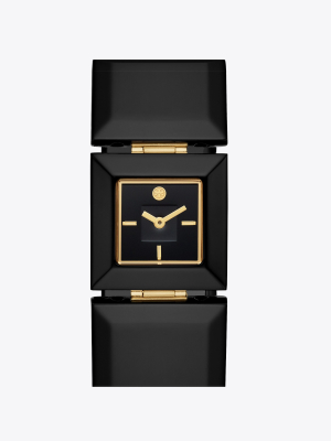 Robertson Watch, Black Acrylic/black, 26 Mm