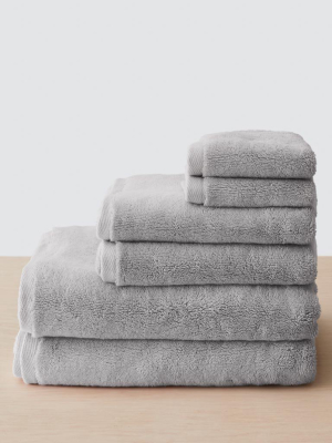 Organic Plush Bath Towel Set