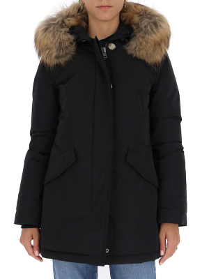 Woolrich Fur Trim Down Jacket