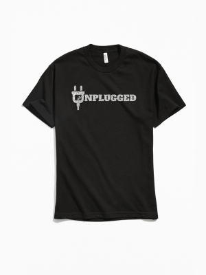 Mtv Unplugged Crackle Logo Tee