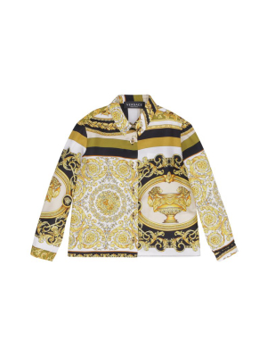 Versace Kids Barocco Print Shirt