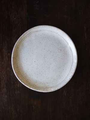 Speckled Ceramic App Plate (set Of 4)