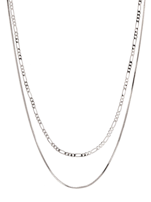 Cecilia Chain Necklace - Silver