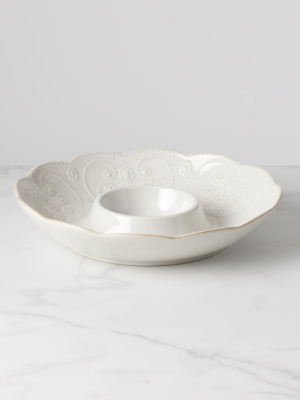 French Perle White™ Chip And Dip Tray