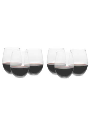 Riedel "o" Stemless Cabernet Glasses, Pay 6-get 8