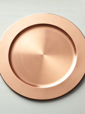 Copper Plated Charger Plate