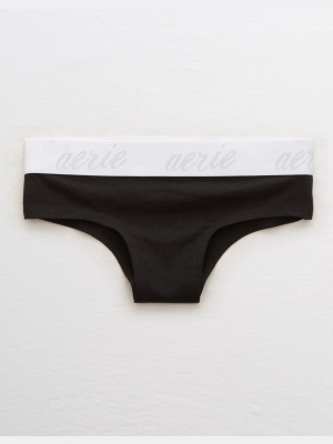 Aerie Cotton Logo Cheeky Underwear