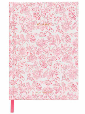 Moxie Floral Fabric Journal