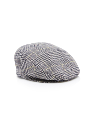 Evie Checked Wool Cap