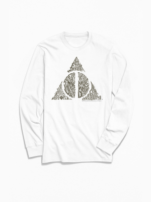 Harry Potter Deathly Hallows Long Sleeve Tee