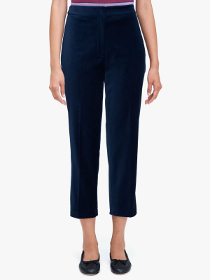 Luxe Velvet Cigarette Pant