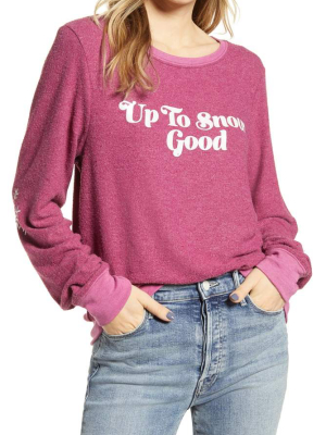 Wildfox Up To Snow Good Sweatshirt