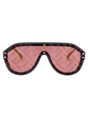 Fendi Eyewear Ff Monogram Aviator Sunglasses