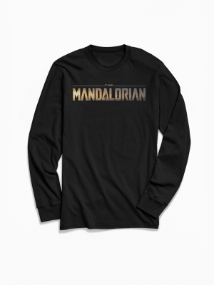 Star Wars The Mandalorian Title Long Sleeve Tee