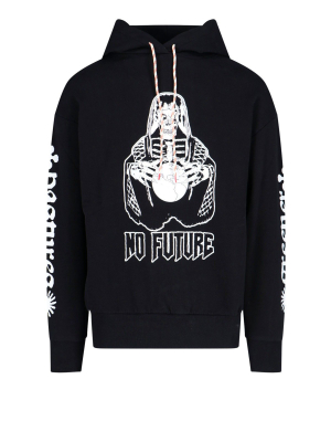 Aries No Future Print Hoodie