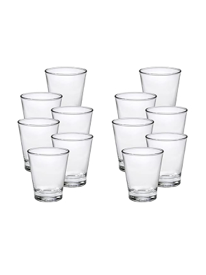 Duralex 12 Ounce Pure Glass Everyday Formal Dining Classic Drinkware Tumbler Drinking Glasses, Made In France, Set Of 6 (2 Pack)