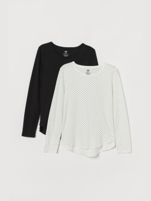 2-pack Long-sleeved Top